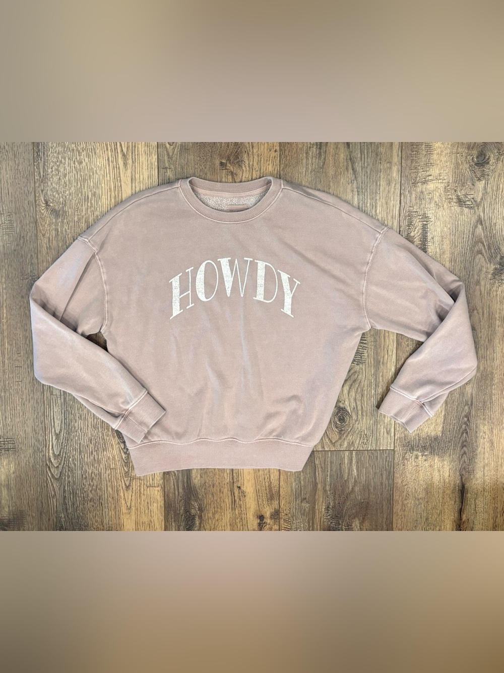 Howdy Graphic Pullover Sweatshirt Women's Size S
